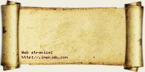 Jovana Odavić vizit kartica